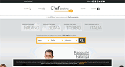 Desktop Screenshot of chefbooking.com